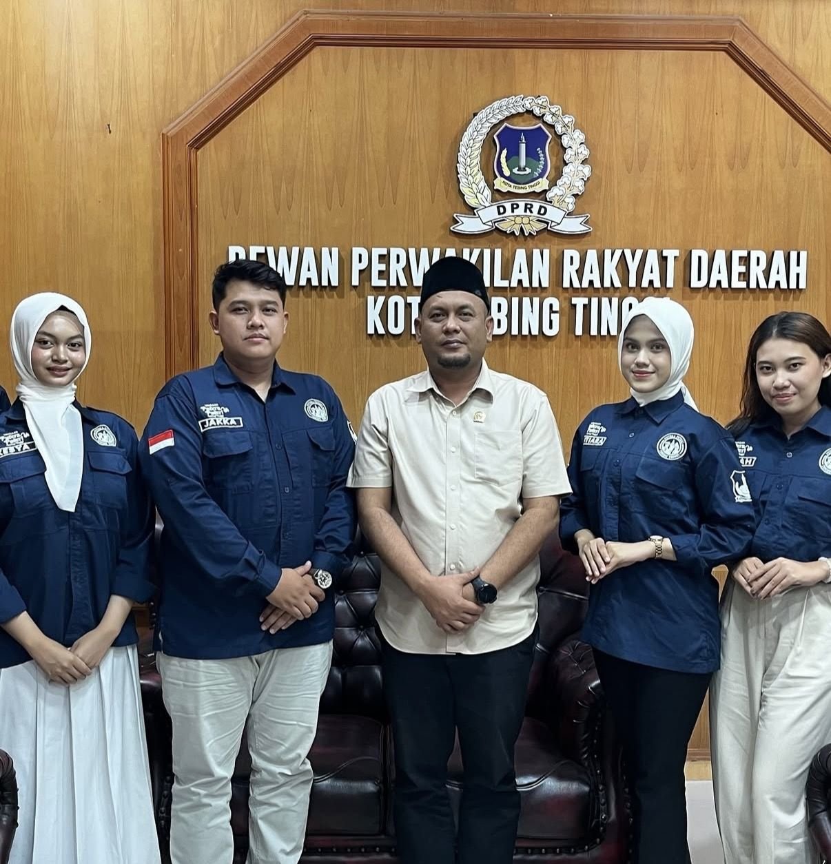 Audiensi dengan Ketua DPRD Kota Tebing Tinggi